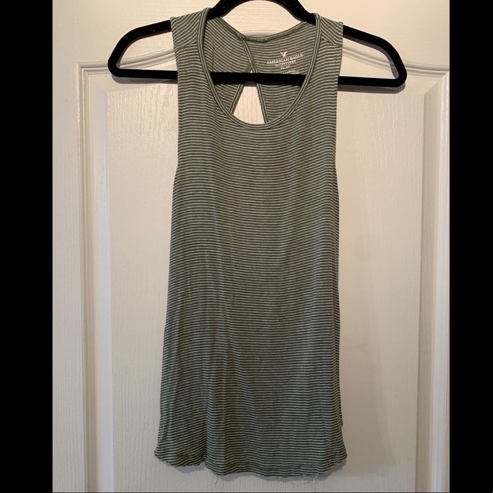 American Eagle tank with keyhole back